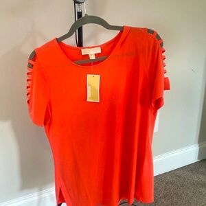 Michael Kors Blouse Women Brand New Peach color